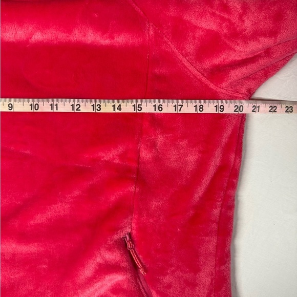 Gerry Hoodie Womens Large Pink Fleece Regular Long Sleeve Pockets Front Pullover - Picture 3 of 7